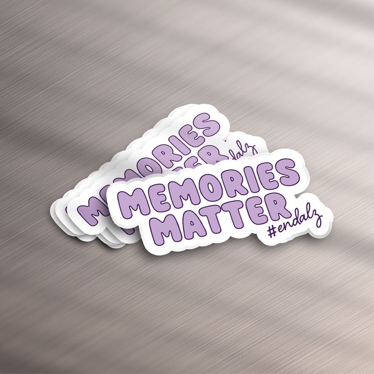 Memories Matter #endalz Sticker