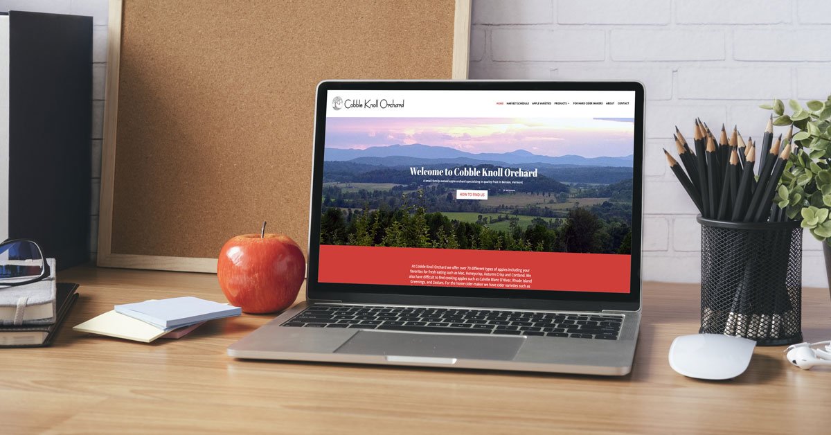 Cobble Knoll Orchard Website Design