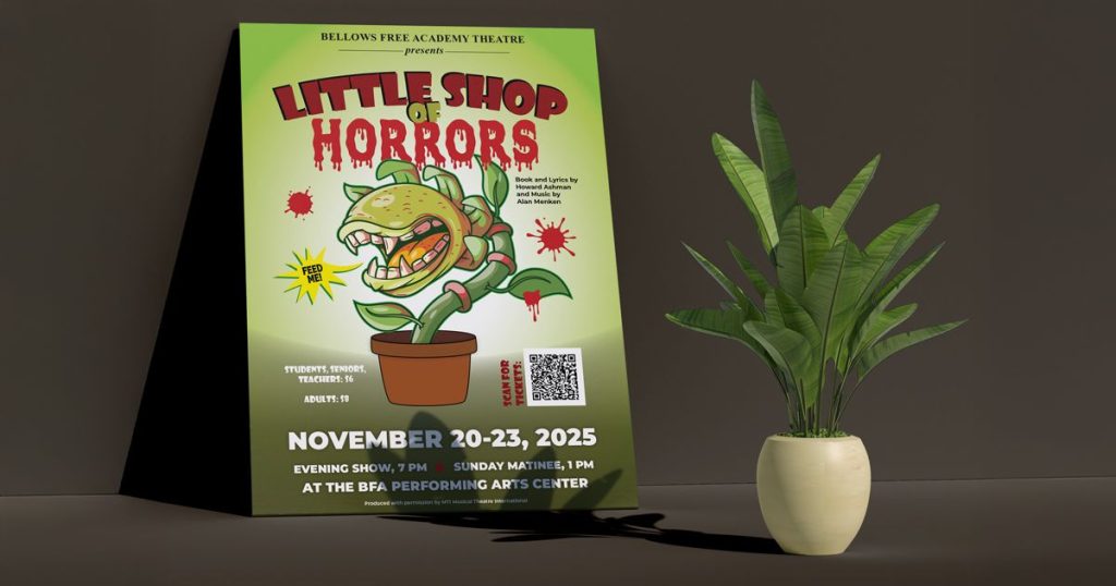 Poster design for Little Shop of Horrors