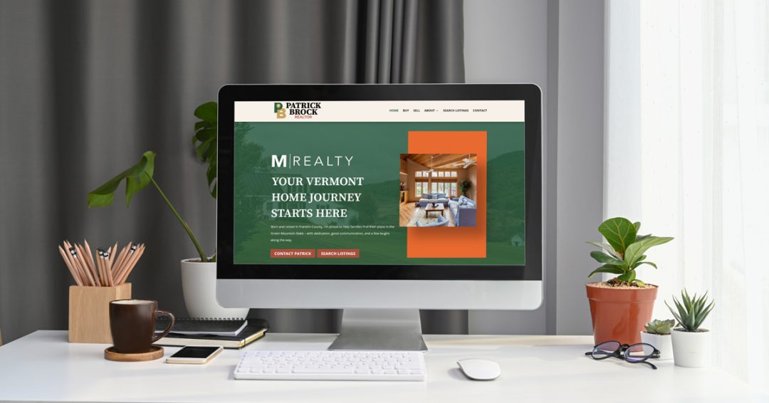 Patrick Brock Vermont Realtor Website Design