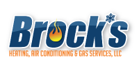 Brock's Heating, Air Conditioning & Gas Services Logo