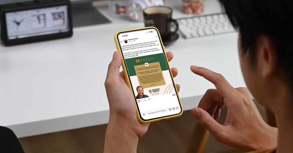 Social Media Testimonial Template